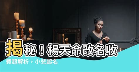 楊天命 改名|玄學好爸爸楊天命(完) 楊天命